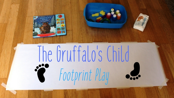 The Gruffalo's Child footprint play activity